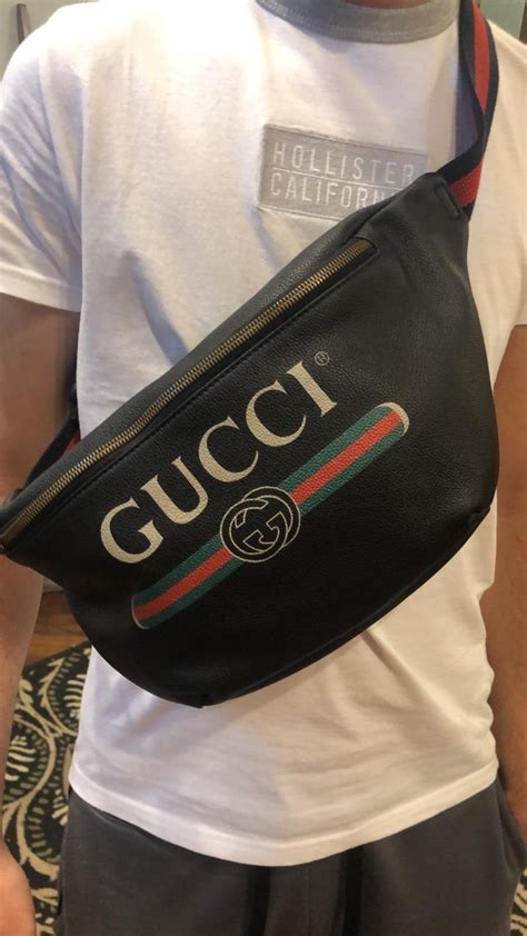 gucci waist pack the real real|Gucci On Sale .